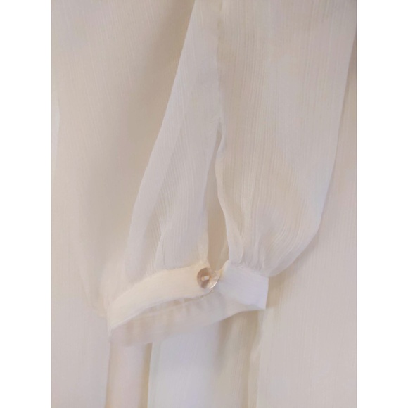Zara Trafaluc Ivory Cold Shoulder Top - Picture 8 of 9
